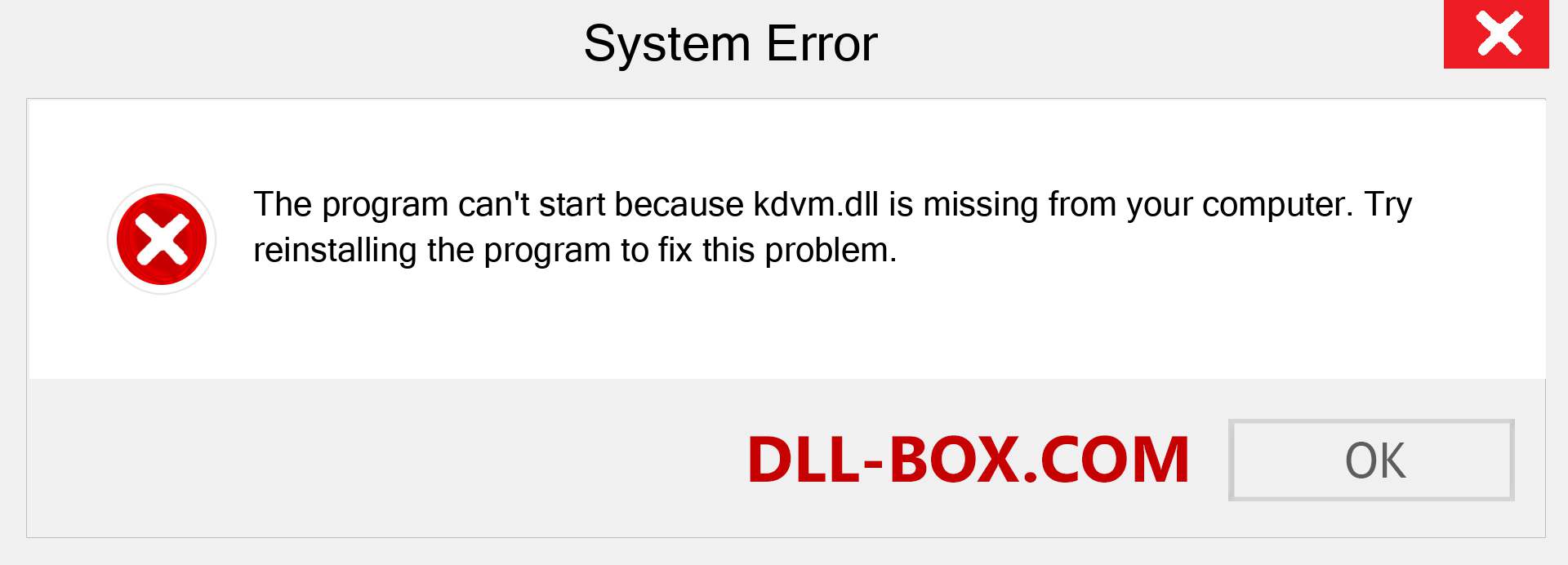  kdvm.dll file is missing?. Download for Windows 7, 8, 10 - Fix  kdvm dll Missing Error on Windows, photos, images