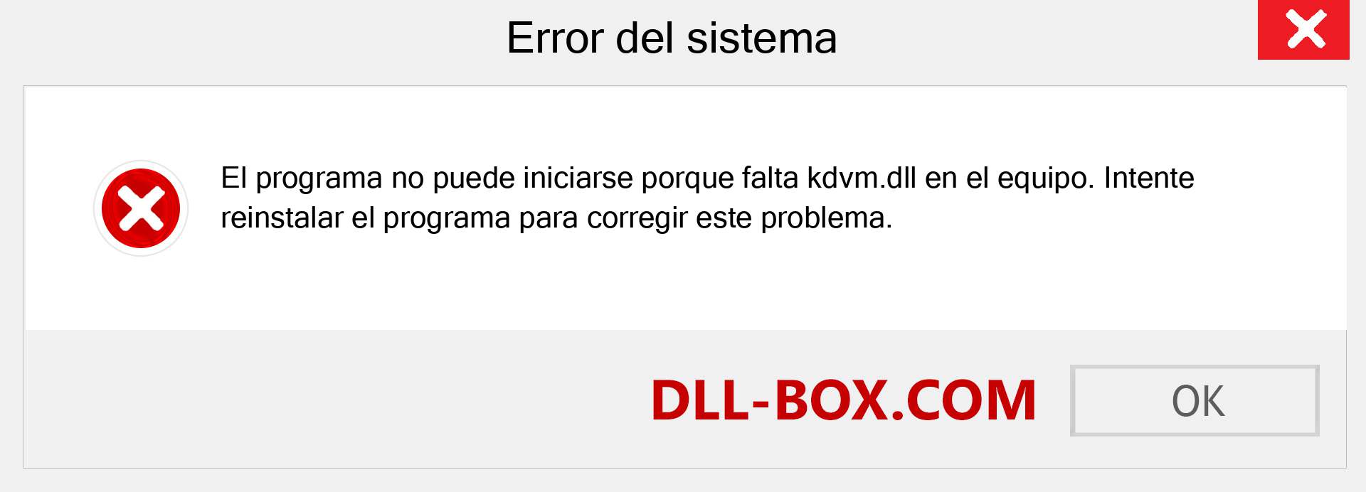 ¿Falta el archivo kdvm.dll ?. Descargar para Windows 7, 8, 10 - Corregir kdvm dll Missing Error en Windows, fotos, imágenes